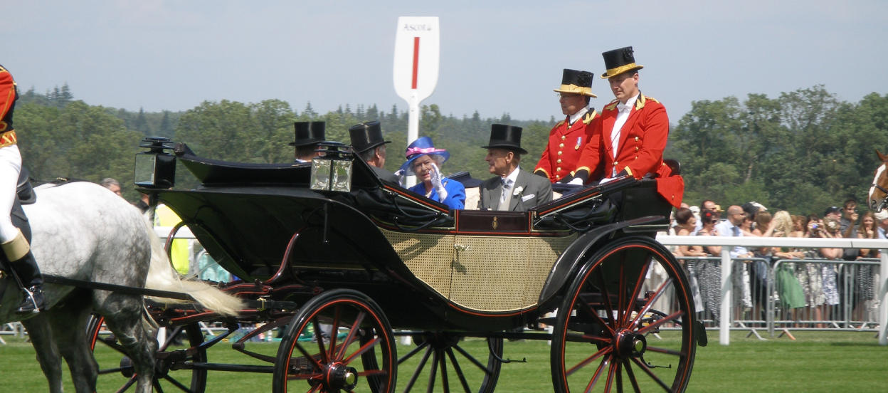 The Queen and Prince Philip attend Ascot