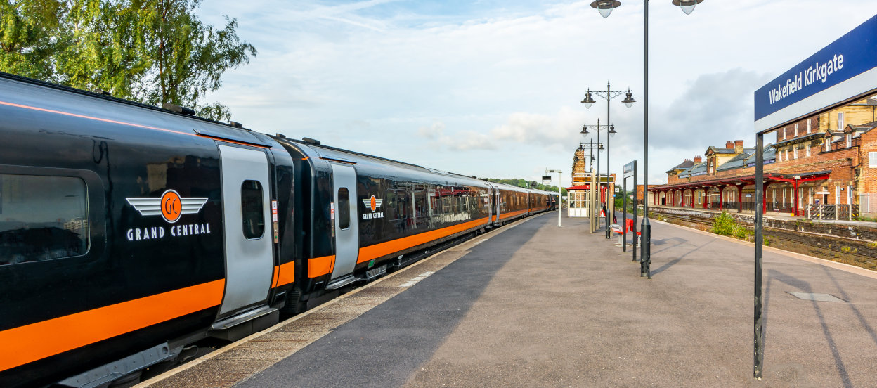 Grand Central train at Wakefield Kirkgate