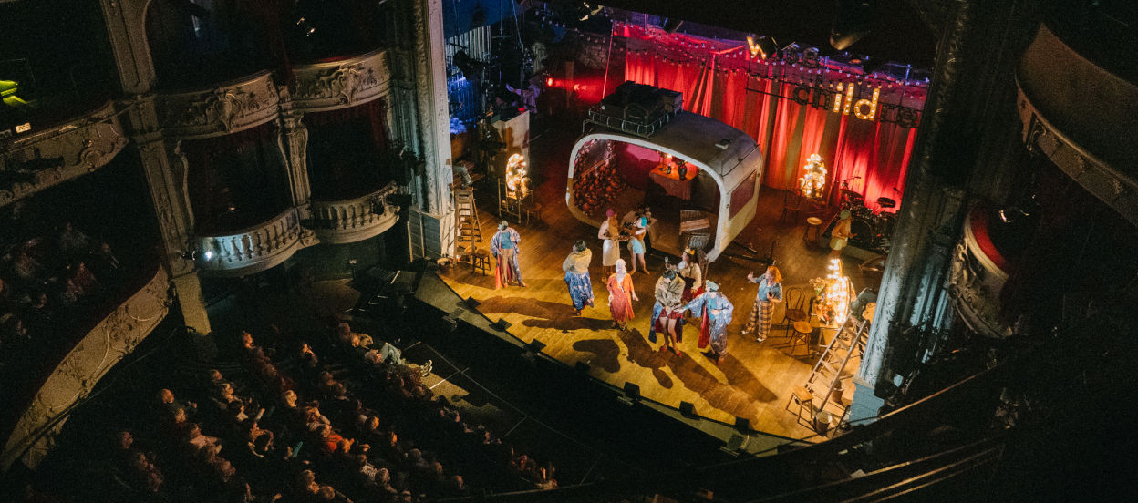 Festive pantomime cast