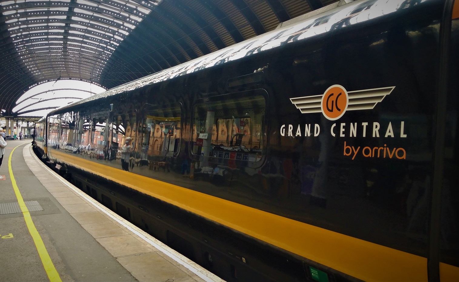 Grand Central train at York station