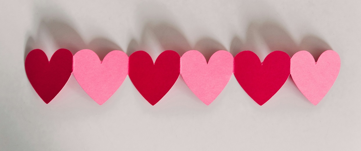 love heart banner