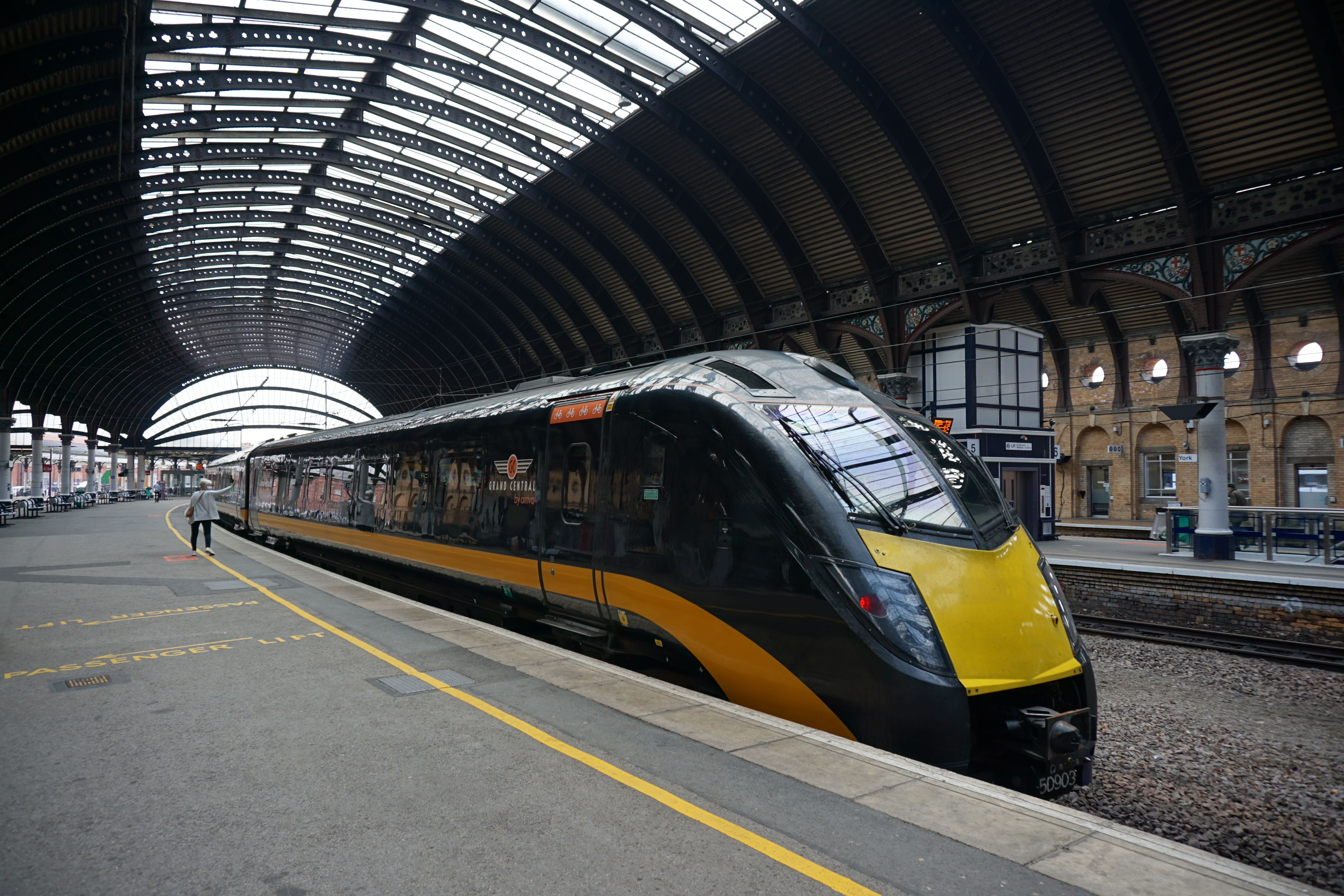 Grand Central train in York Station
