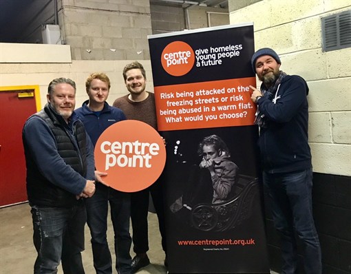 Centrepoint Sleepout volunteers