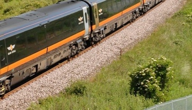 grand central train on seaham coast