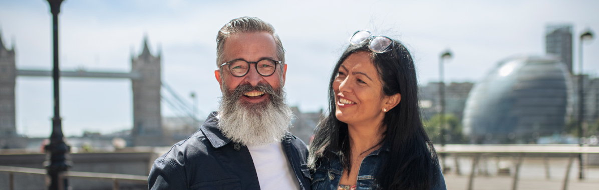 Older Couple on Tower Bridge